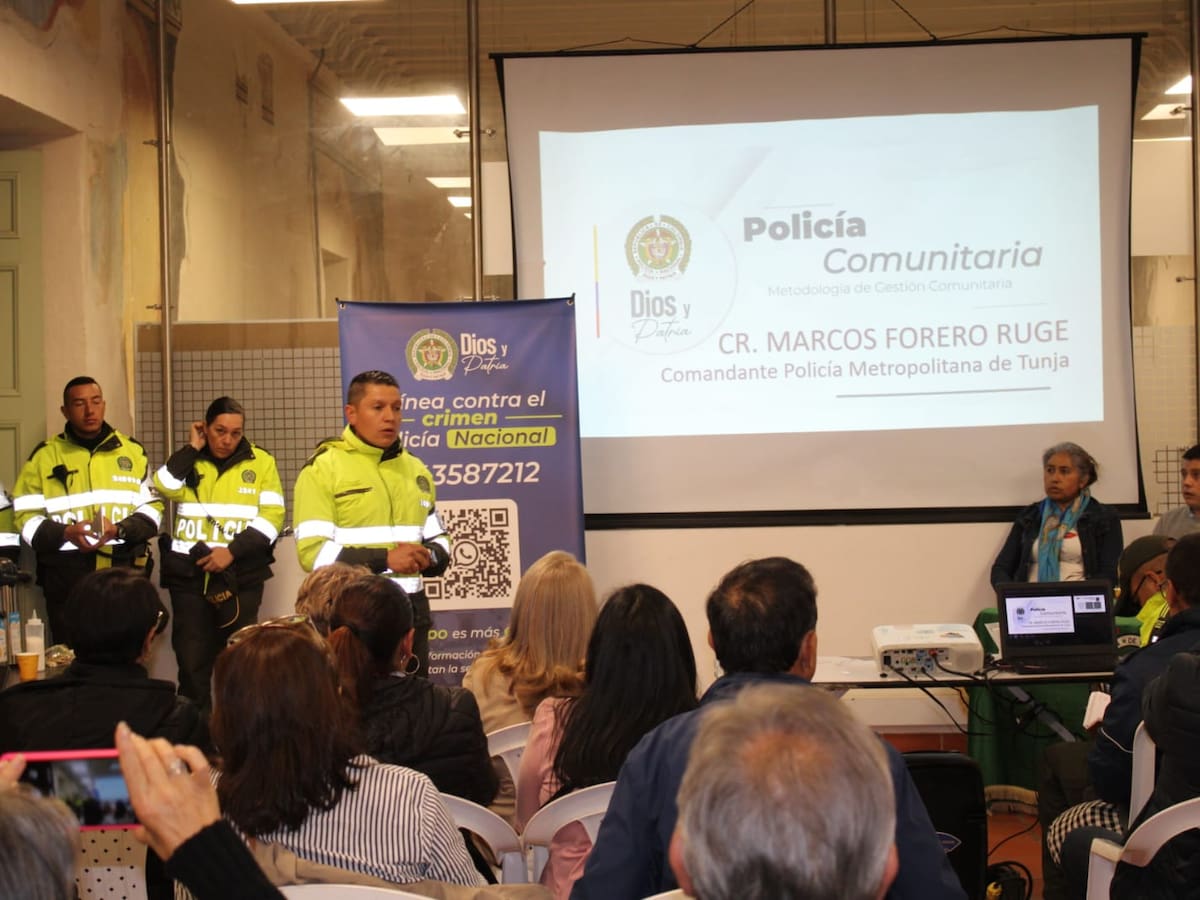 En Tunja relanzan el modelo “policía comunitaria” para mejorar la convivencia ciudadana