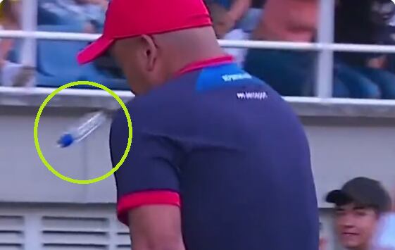 Agresión al preparador físico del Deportivo Pasto / Captura de pantalla