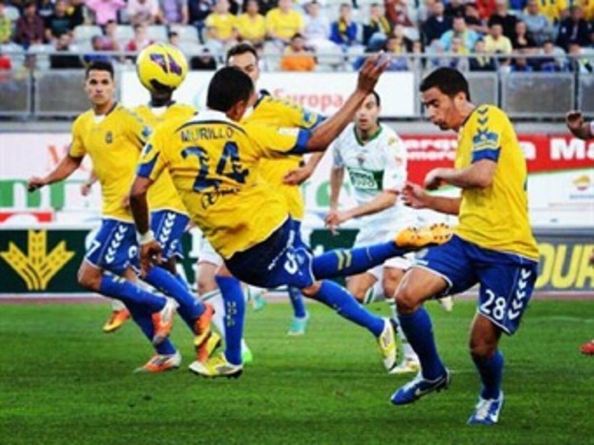 Jeison Murillo fue la figura en el triunfo de Las Palmas sobre Almería en la B de España