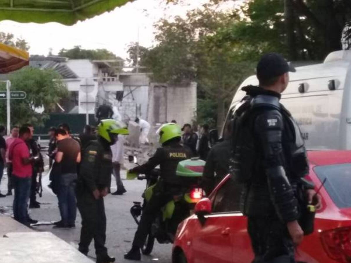 5 policías y 2 civiles heridos tras nuevo atentado en Barranquilla