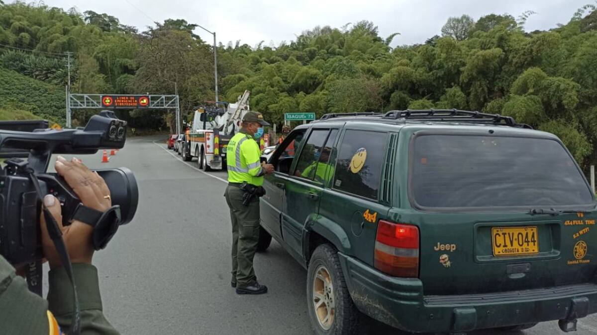 Plan retorno en el Quindío, Policía y el llamado a viajar temprano