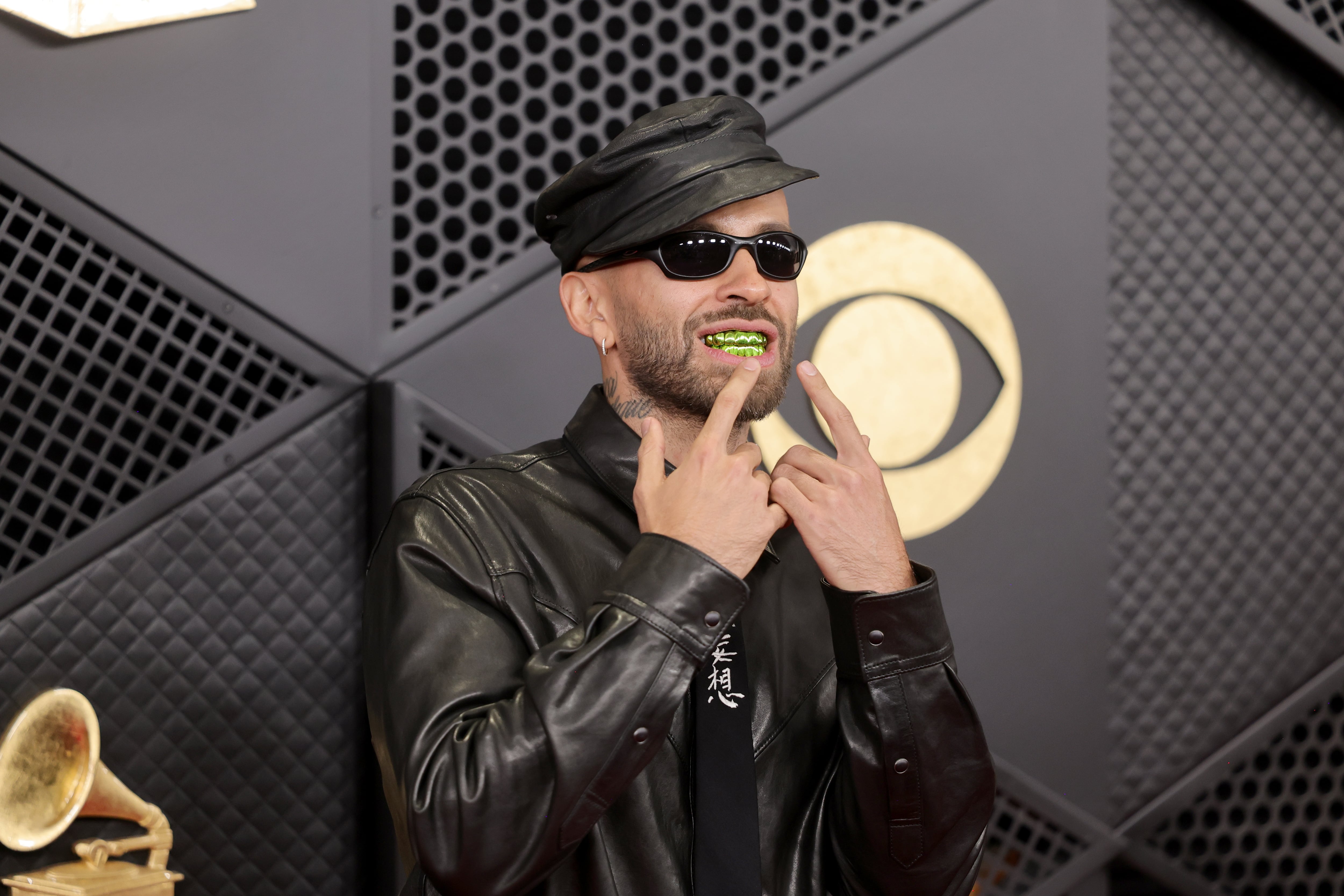 LOS ANGELES, CALIFORNIA - FEBRUARY 01: (FOR EDITORIAL USE ONLY) Feid attends the 68th GRAMMY Awards at Crypto.com Arena on February 01, 2026 in Los Angeles, California. (Photo by Brianna Bryson/WireImage)