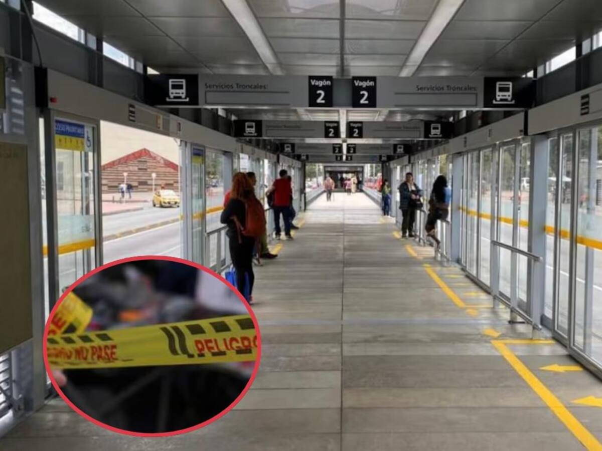 Un hombre que intentó colarse en estación de Transmilenio fue asesinado por un vigilante