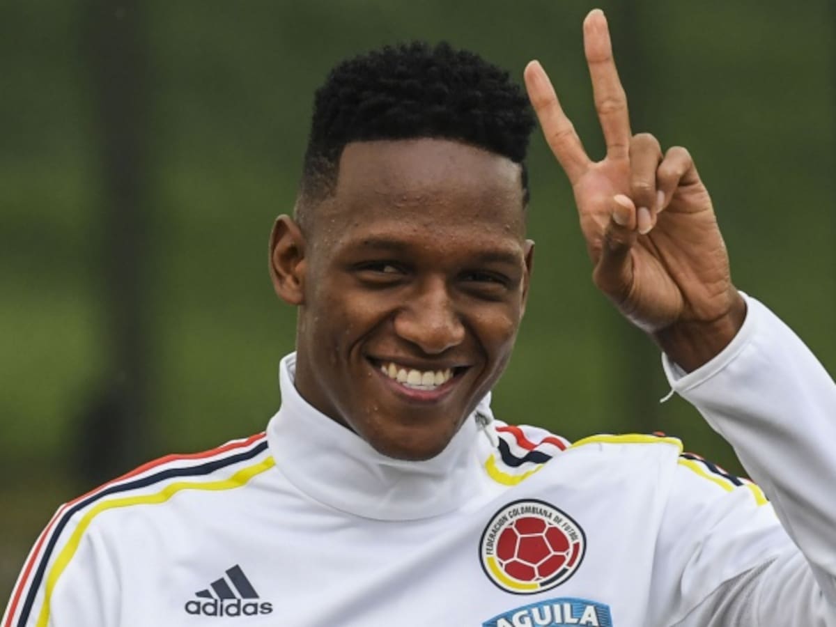 Yerry Mina llega a las oficinas del Barcelona