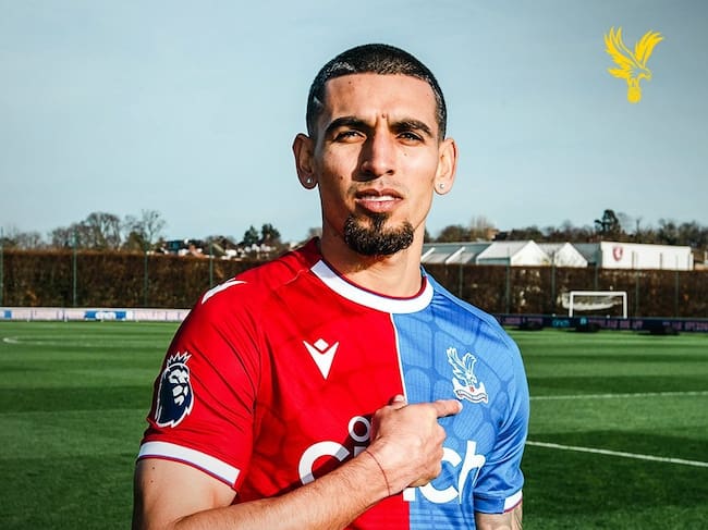 Daniel Muñoz, volante colombiano del Crystal Palace / Twitter: @CPFC.