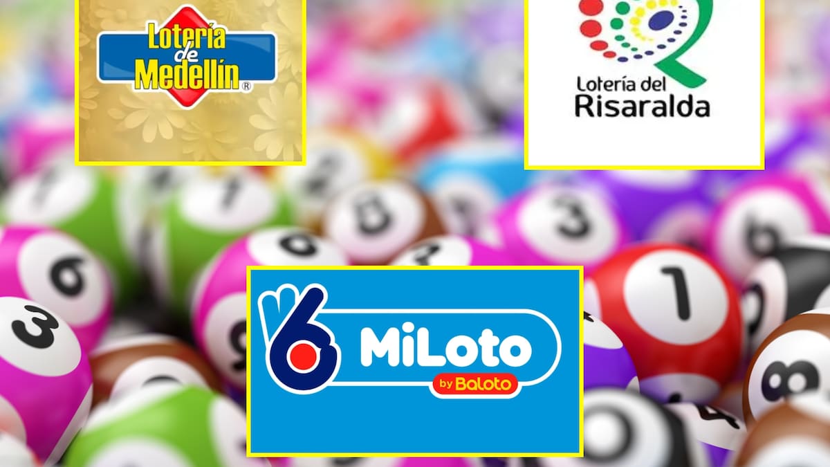 Sorteo y resultados de Lotería de Medellín, Santander, Risaralda y MiLoto HOY 3 de julio de 2026