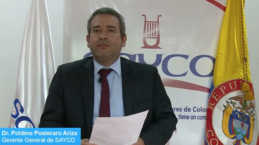 Poldino Posteraro, gerente de Sayco. Foto: Colprensa