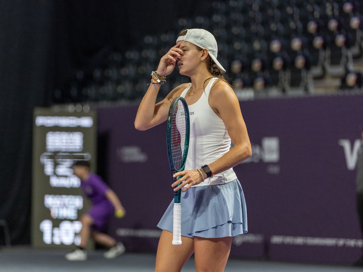 Emiliana Arango se despide de Madrid tras caer ante la checa Noskova