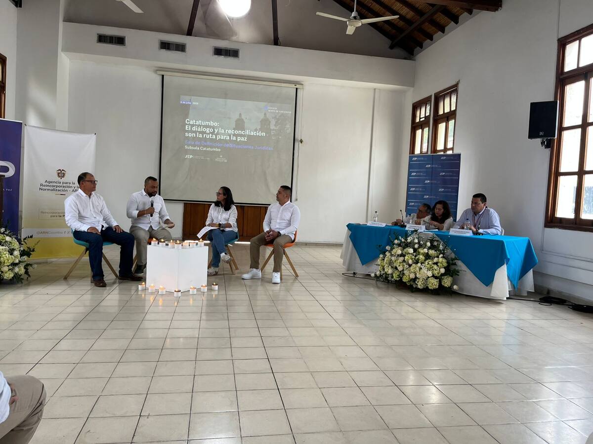 JEP y ARN adelantaron acto de cierre de acciones restaurativas por falsos positivos