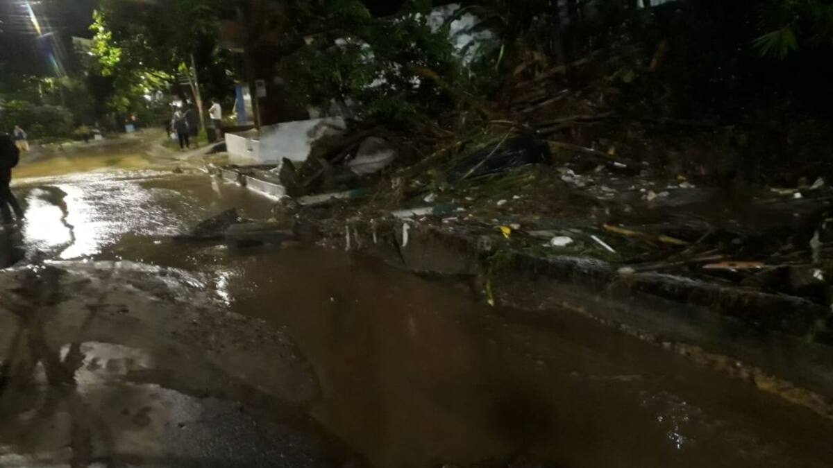 Tercera avalancha que asusta a comuna 9