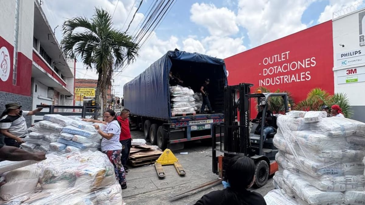Cali envía masiva ayuda humanitaria a Montería en Semana Santa tras afectaciones por el invierno