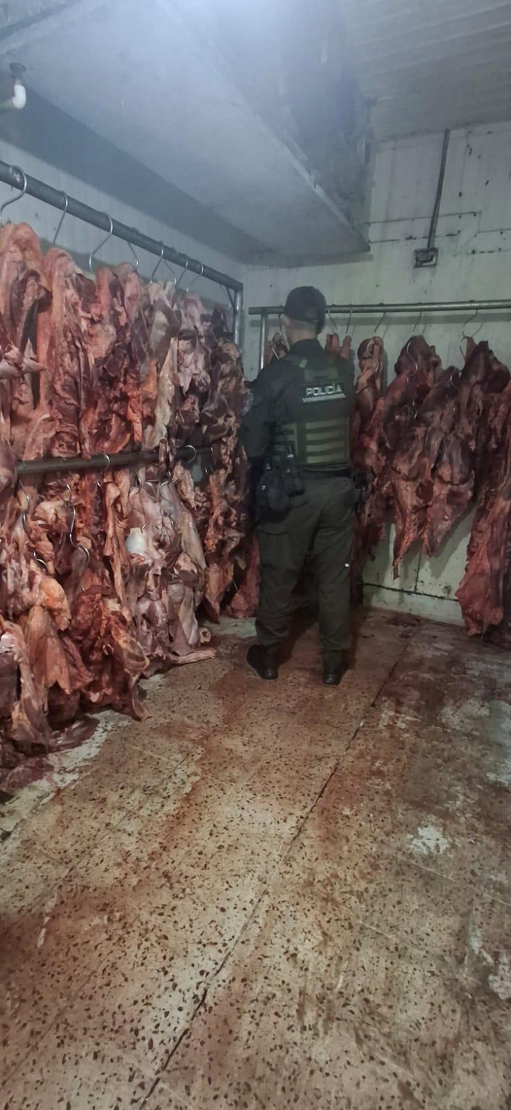 Carne decomisada
