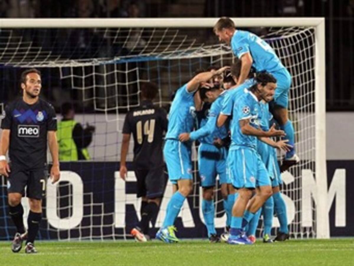 James Rodríguez marca gol pero el Porto pierde 1-3 ante el Zenit por la Champions