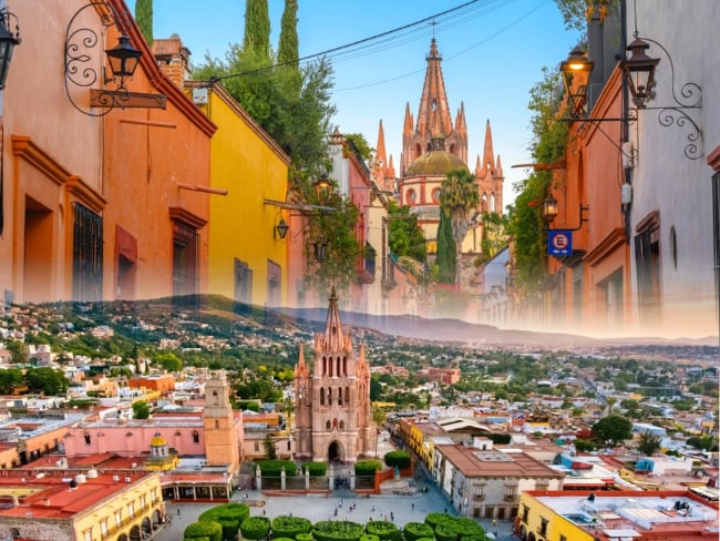 San Miguel de Allende. Fotos tomadas de  Getty Images
