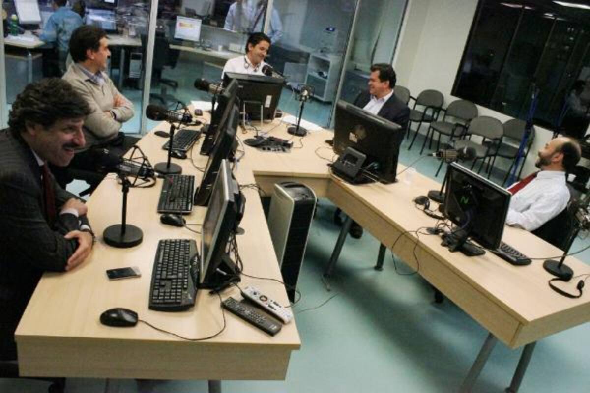 Juan Gabriel Uribe, Pedro Medellín, León Valencia y Alfredo Rangel.