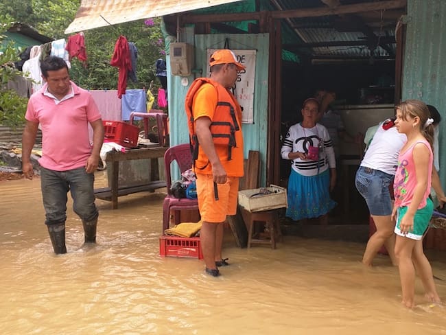 20 departamentos afectados por lluvias en los últimos días