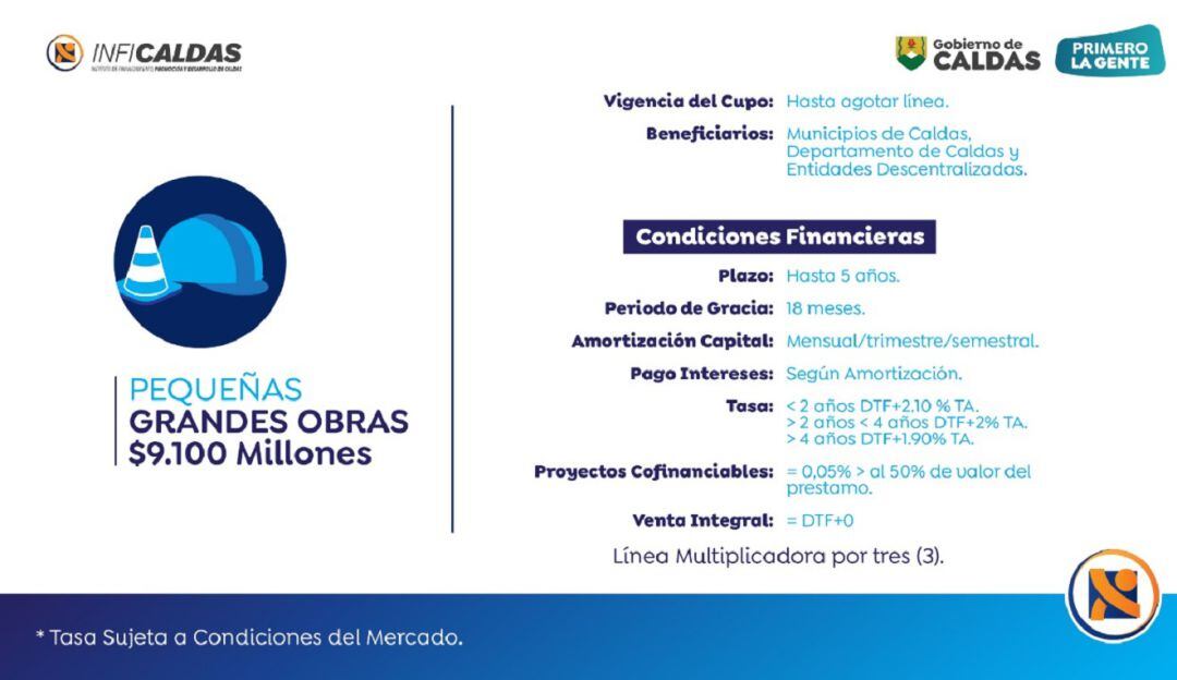 Recursos para los municipios de Caldas