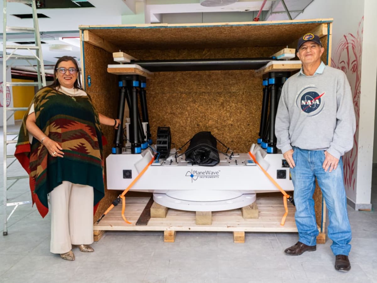 El Telescopio más grande de Colombia ya está en Pasto