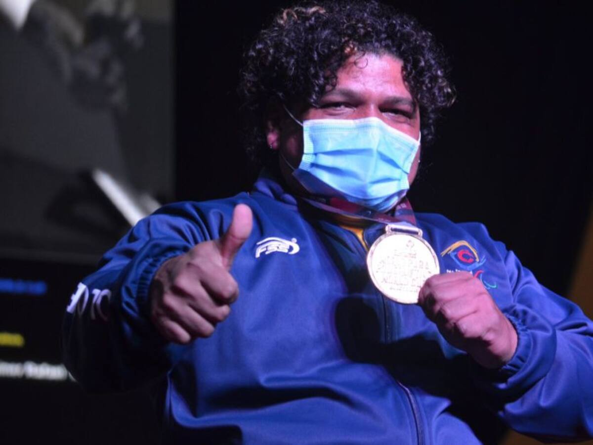 Jainer Cantillo gana medalla de oro en Copa Mundo de Parapowerlifting