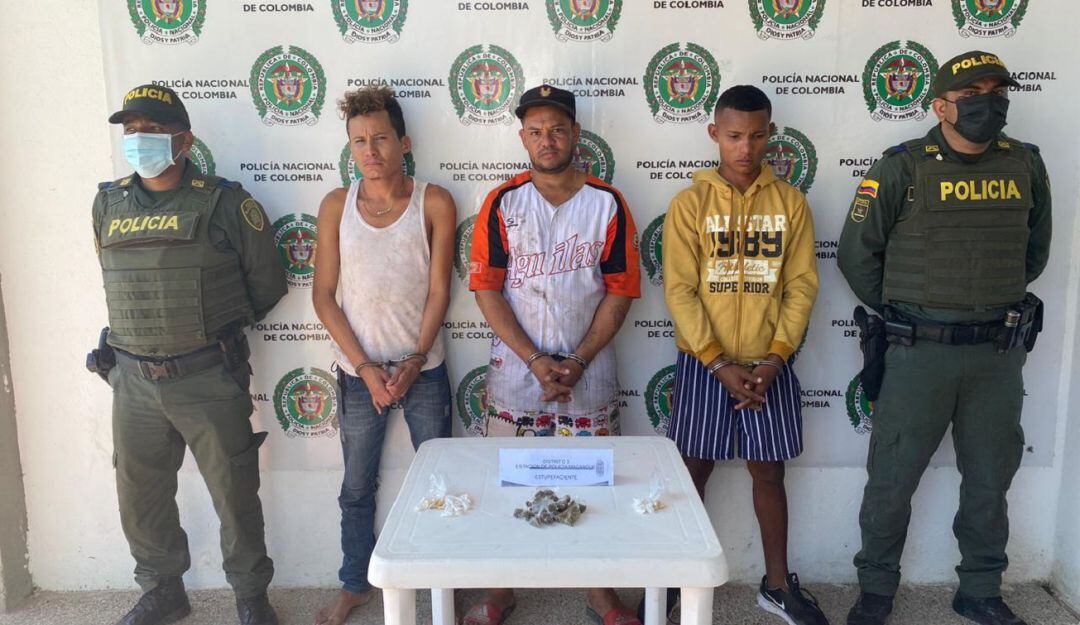 Capturados por microtráfico de drogas en Magangué