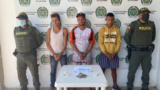 Capturados por microtráfico de drogas en Magangué