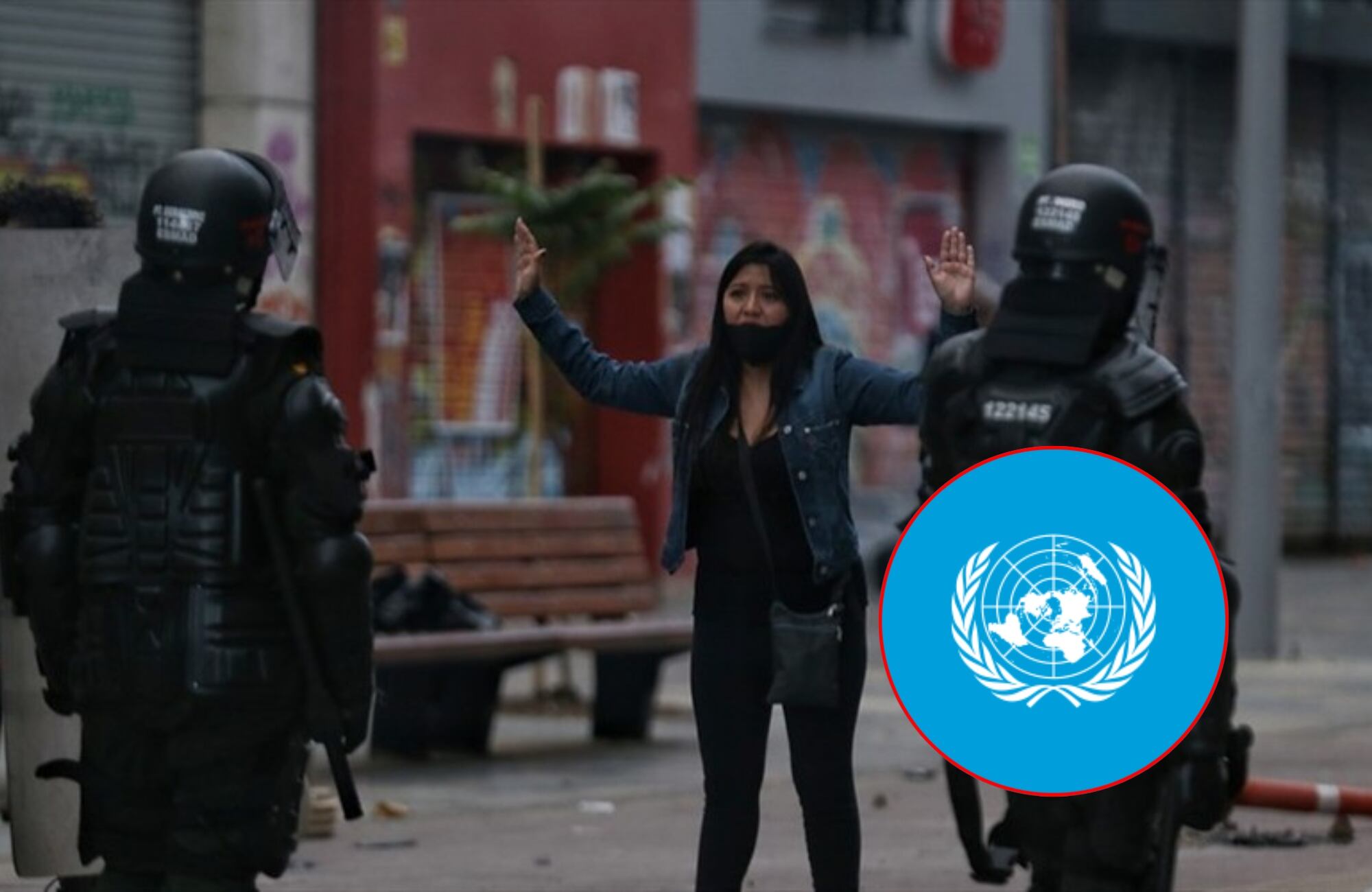 Una delegación de la ONU evaluará en Colombia el uso de la fuerza por autoridades. Foto: Colprensa.