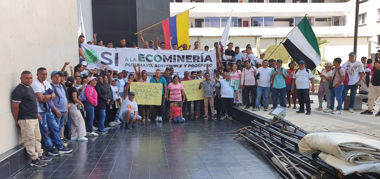 La principal exigencia del sector minero es la formalización.  Foto Mineros Puerto Guzmán.