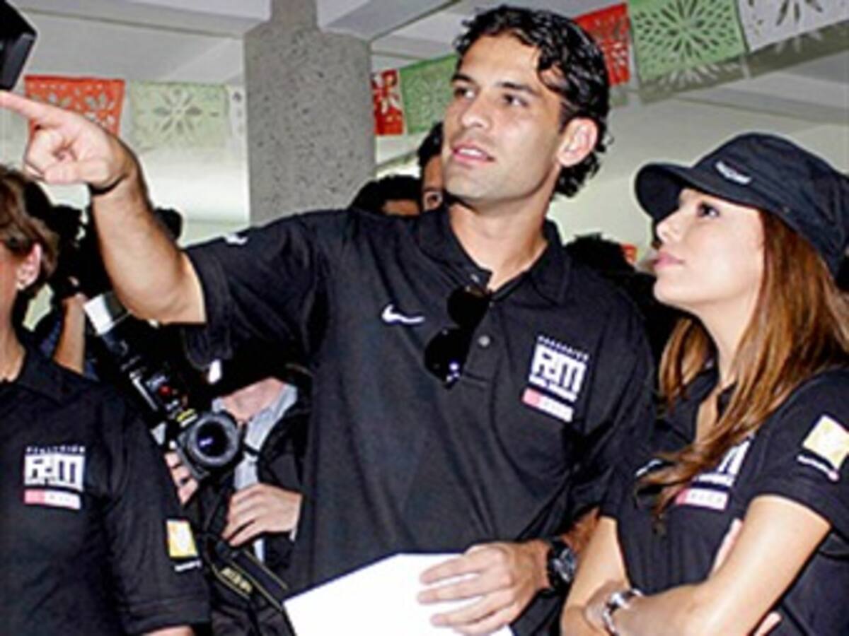 Rafa Márquez y Eva Longoria unen esfuerzos por causas solidarias