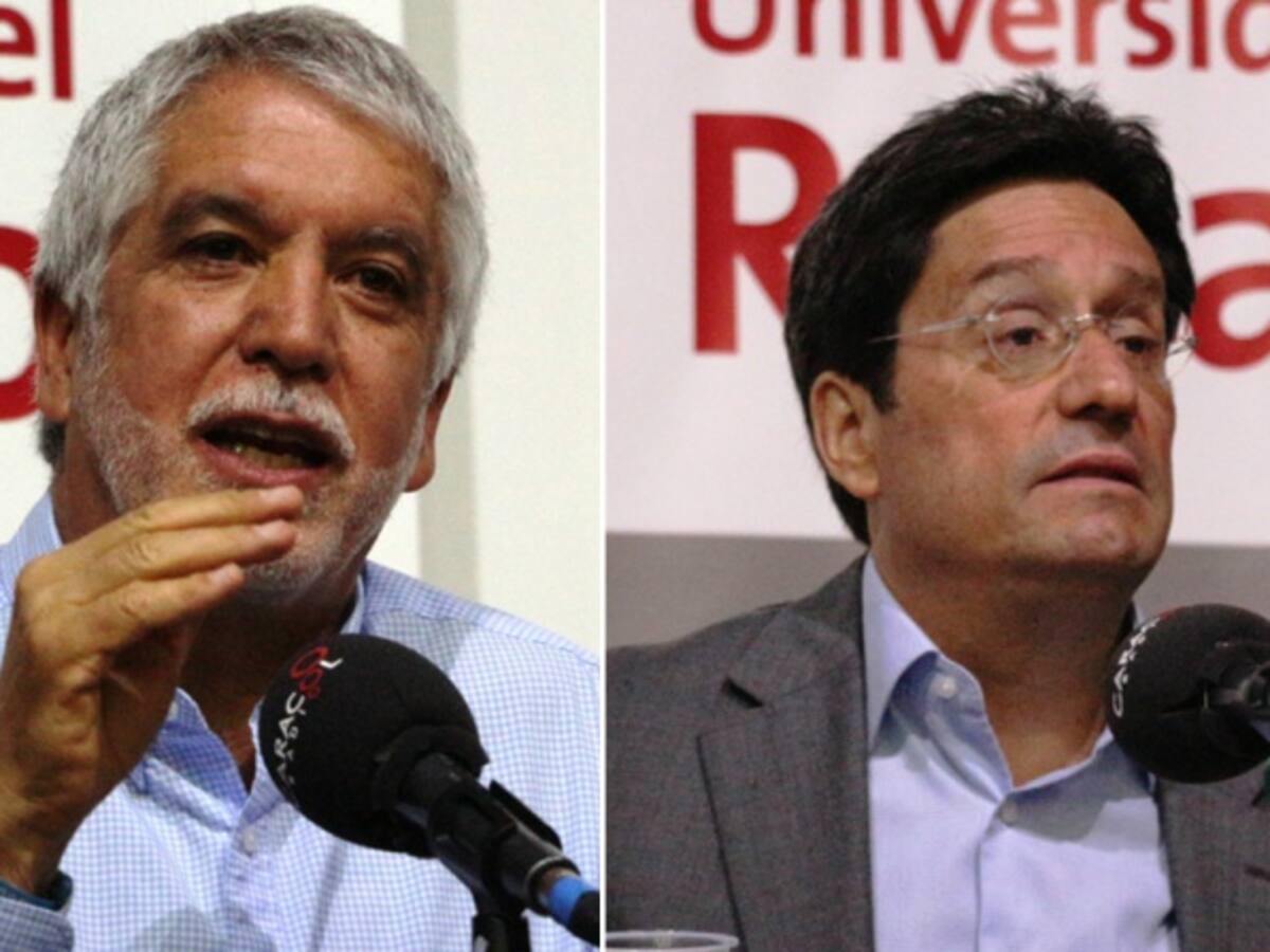 Alcalde Peñalosa y Francisco Santos hablan de microtráfico y metro