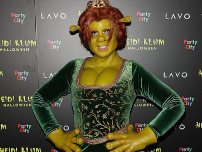 ¡Increíble! Heidi Klum se disfrazó de la princesa Fiona de &#039;Shrek’