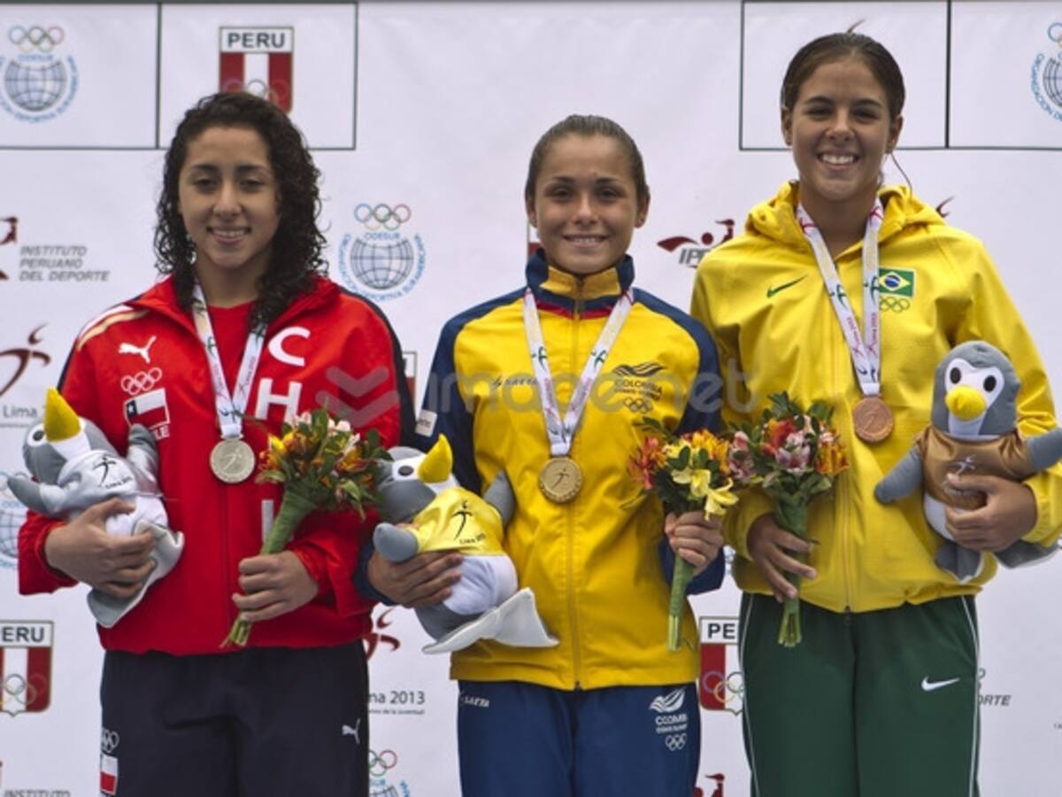 Carolina Murillo, clavado de oro en los Suramericanos de la juventud