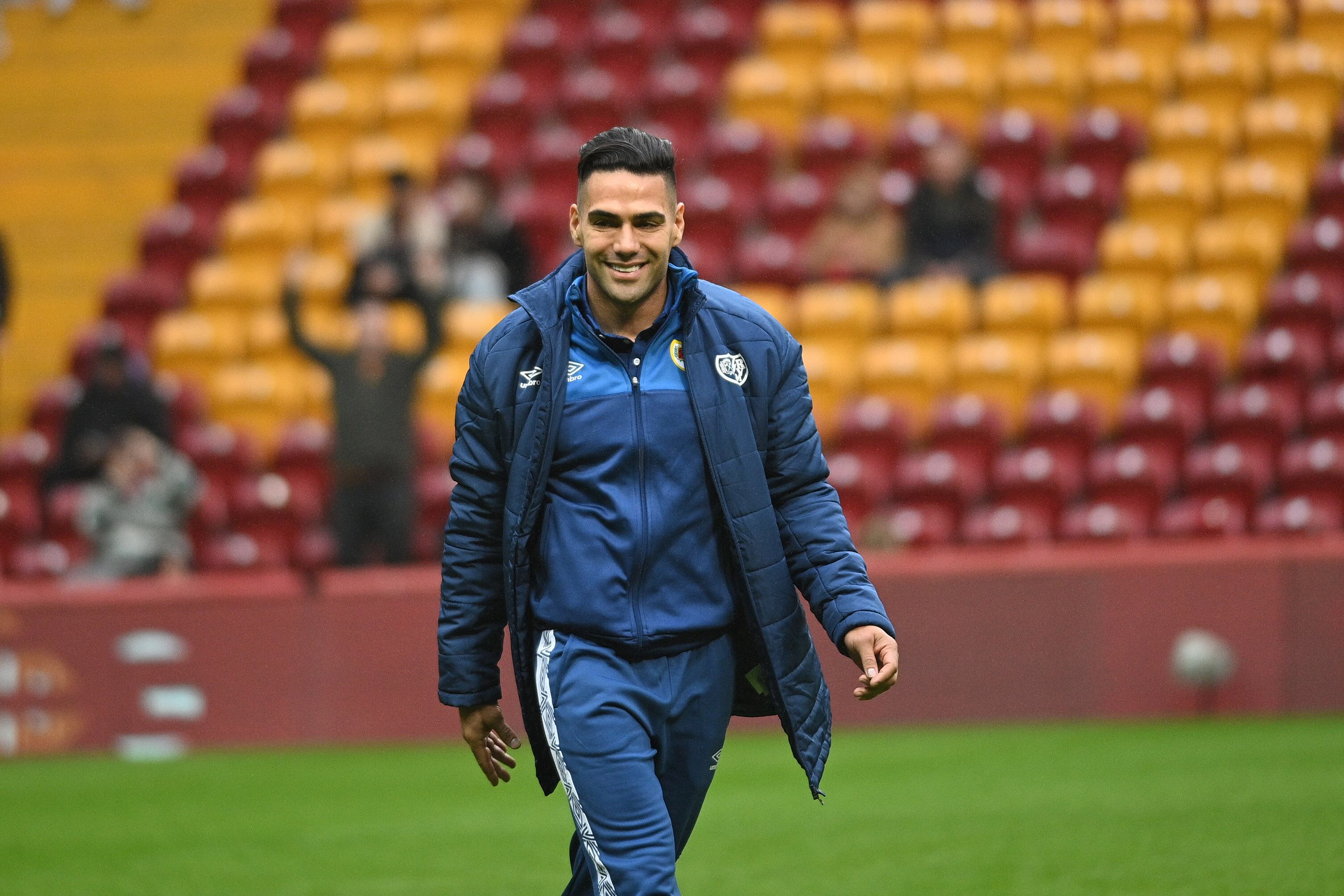 ISTANBUL, TURKEY - DECEMBER 03: Radamel Falcao of Rayo Vallecano during the Friendly match between Galatasaray and Rayo Vallecano at NEF Stadyumu on December 3, 2022 in Istanbul, Turkey. (Photo by Seskim Photo/MB Media/Getty Images)
