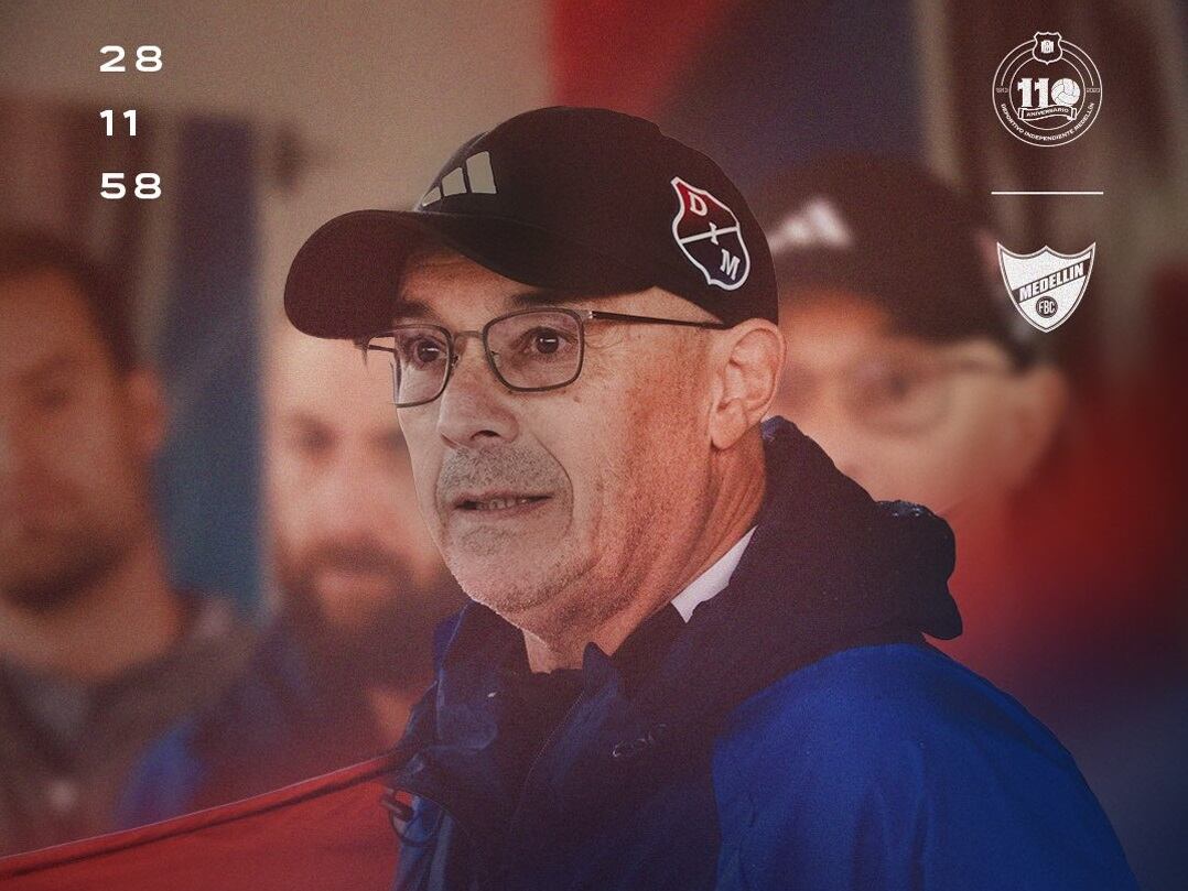 Alfredo Arias, nuevo entrenador de Independiente Medellín / Foto: @DIM_Oficial