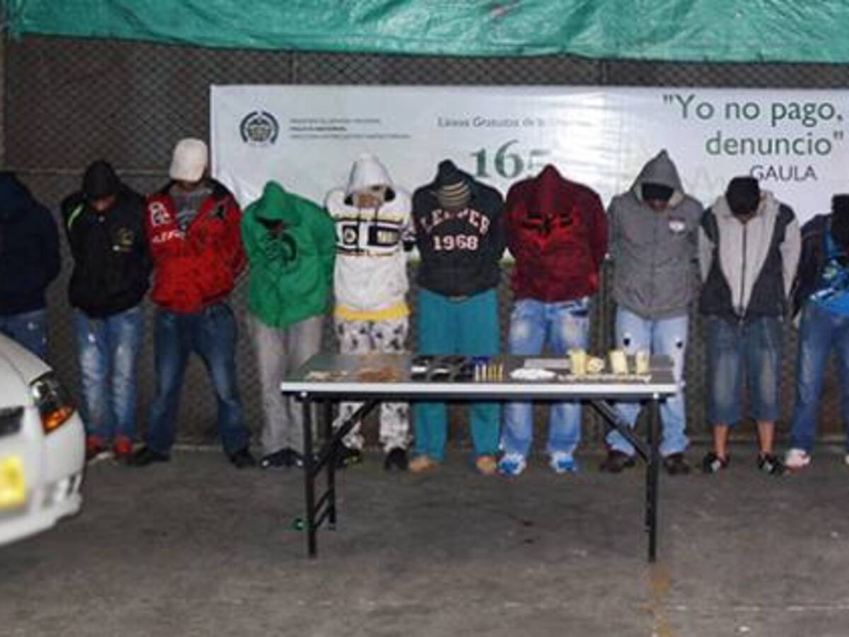 Policía capturó a 17 miembros de la banda ‘El Limonar II’ en Medellín