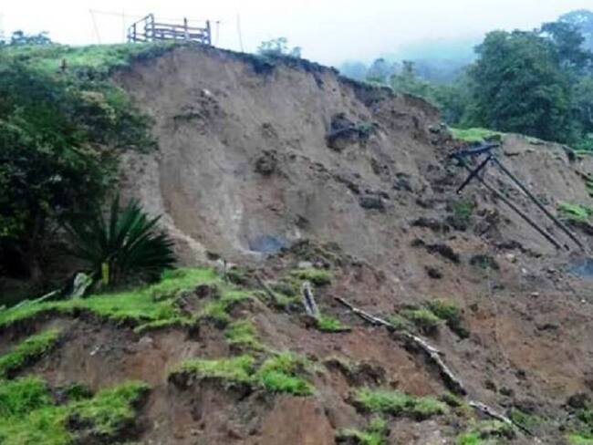 Remoción en masa en zona rural de Toledo