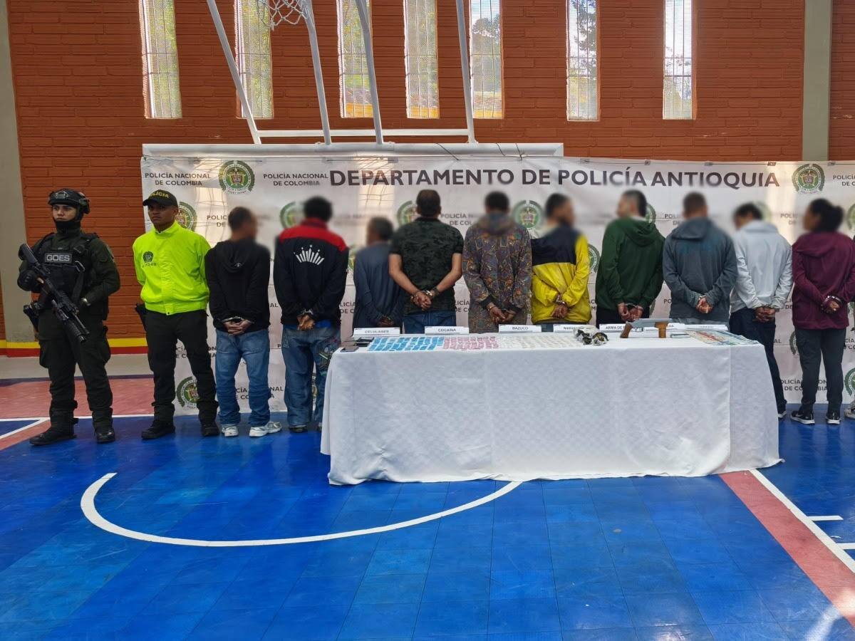 Desarticulan organización criminal “Los Pachecos”, aliada del Clan del Golfo en Antioquia