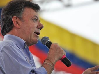 Juan Manuel Santos. Foto: Colprensa