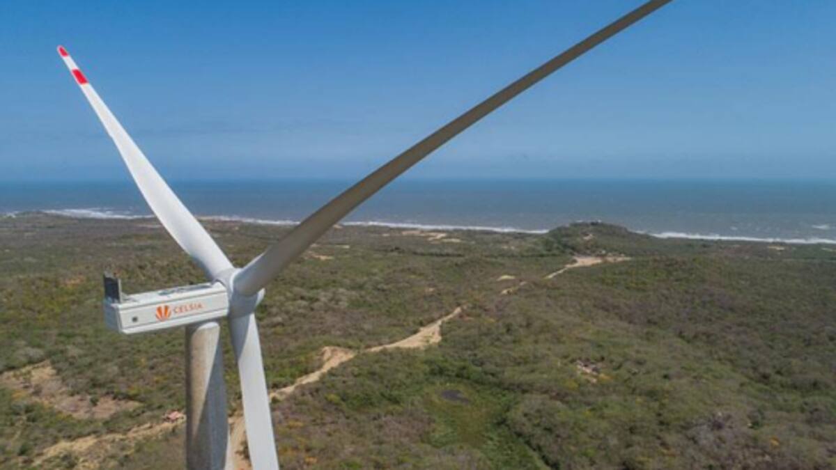 Parque eólico Carreto, en el Atlántico: Celsia anuncia que comenzó fase final de su construcción