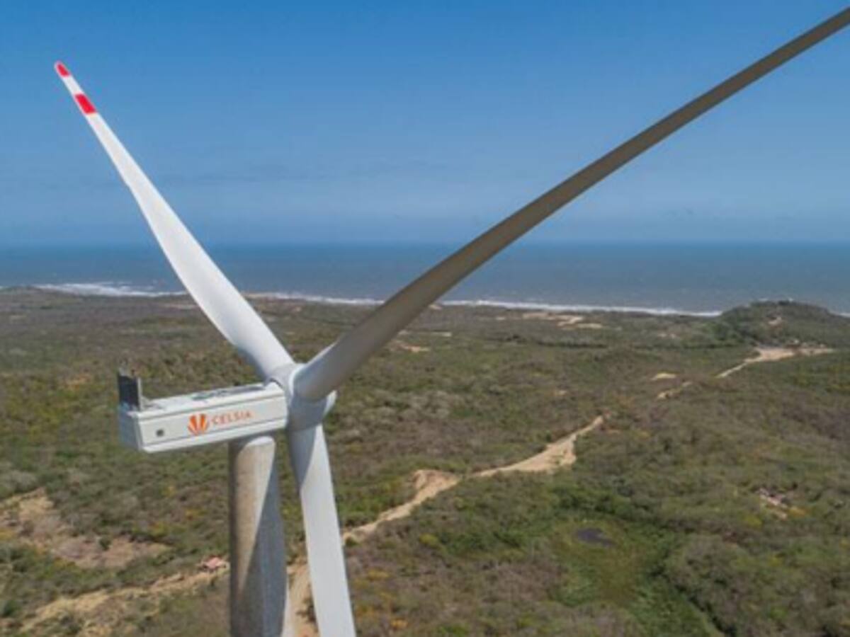 Parque eólico Carreto, en el Atlántico: Celsia anuncia que comenzó fase final de su construcción