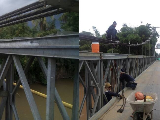 Puente que comunica al municipio de Tibú