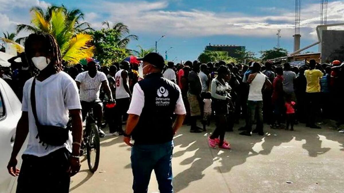 Defensor alerta sobre condiciones sanitarias entre los migrantes en Necoclí