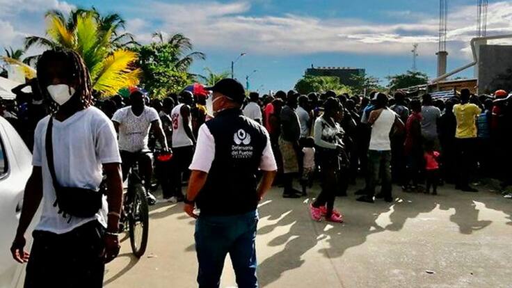 Defensor alerta sobre condiciones sanitarias entre los migrantes en Necoclí