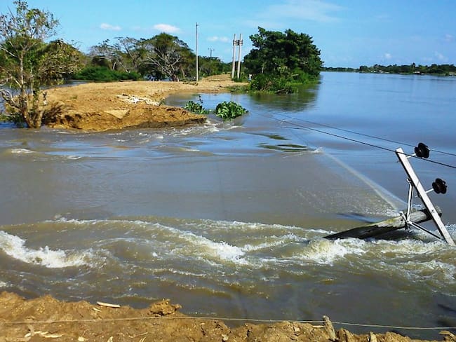 Ya son cerca de tres mil familias damnificadas en el sur de Bolívar con las inundaciones que se están presentando en la zona 