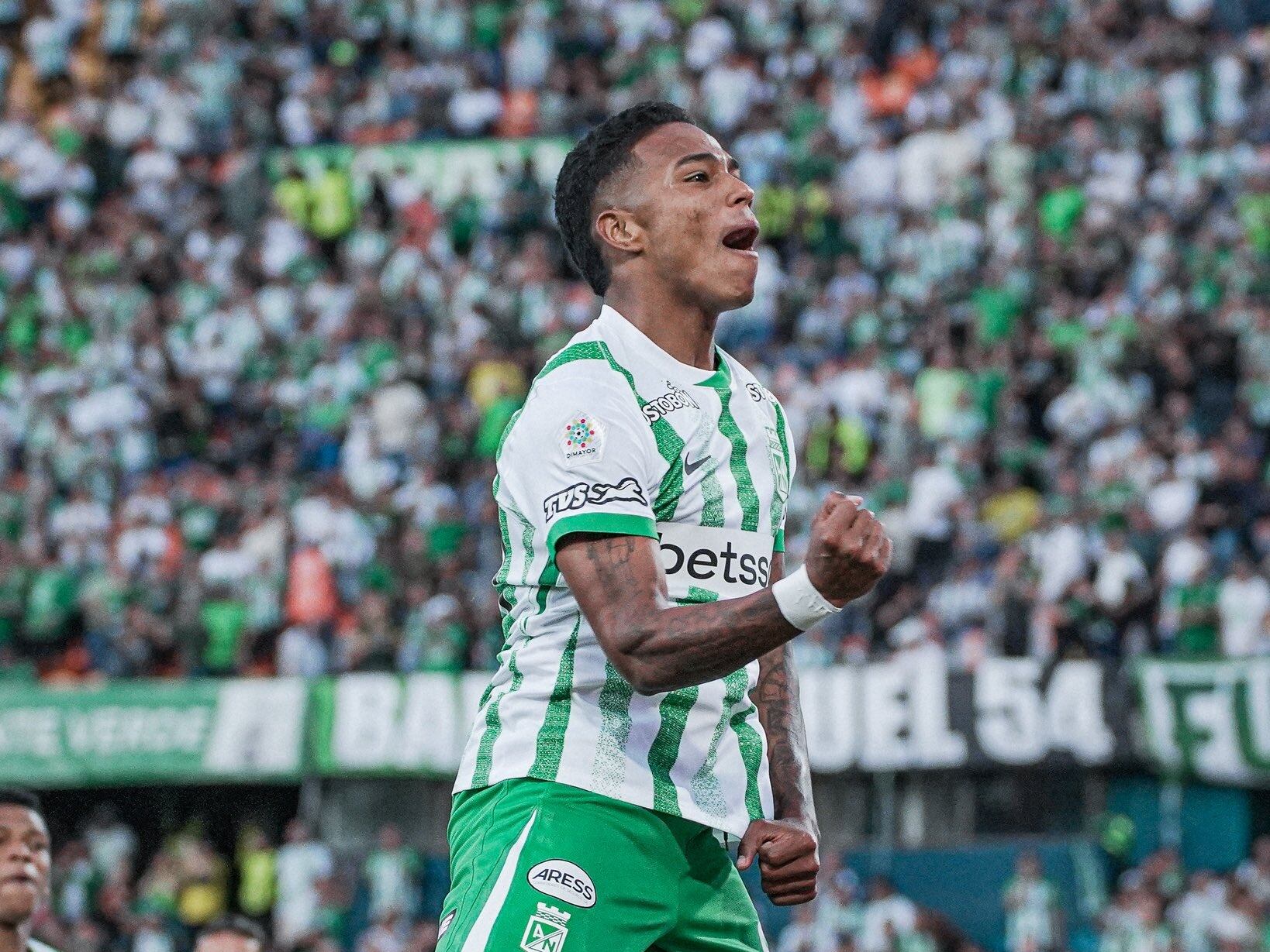 Juan Manuel Zapata celebra el único gol del partido / Twitter: @nacionaloficial