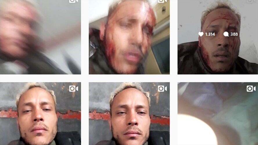 Óscar Pérez. Foto: Pantallazo Instagram público de Óscar Pérez