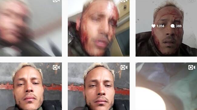 Óscar Pérez. Foto: Pantallazo Instagram público de Óscar Pérez