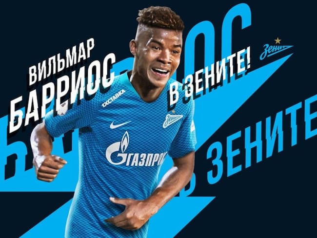 Wilmar Barrios fue presentado oficialmente en el Zenit de San Petersburgo