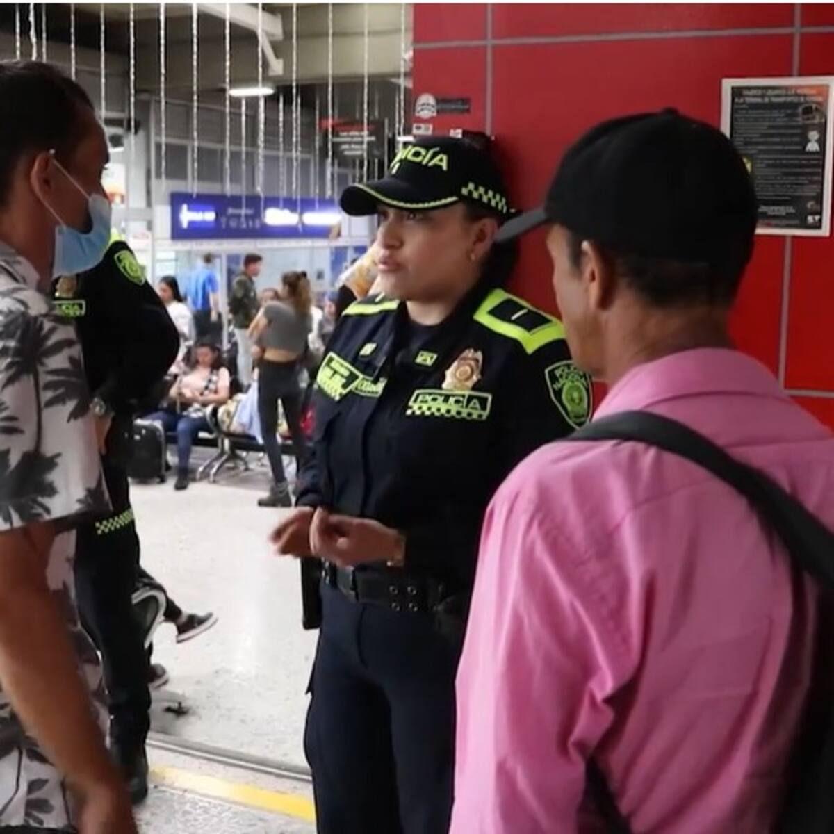 Refuerzan la seguridad de la Terminal de Transportes de Pereira para fin de año