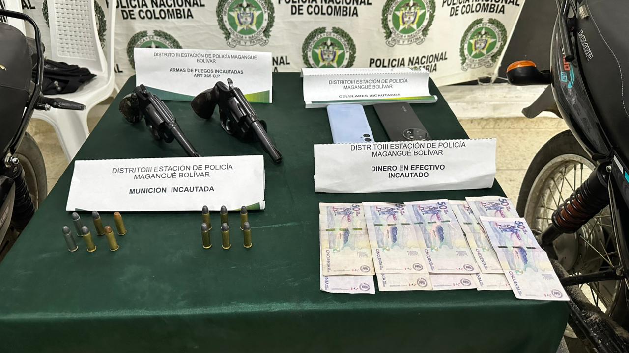 Operativos contra el homicidio: Policía incauta seis armas de fuego en Bolívar