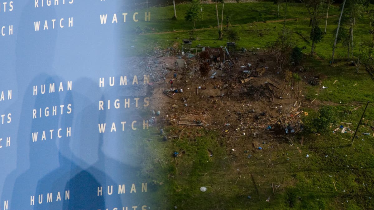 Human Rights Watch pide investigar bombardeo en Ecuador que no habría sido contra campamento narco